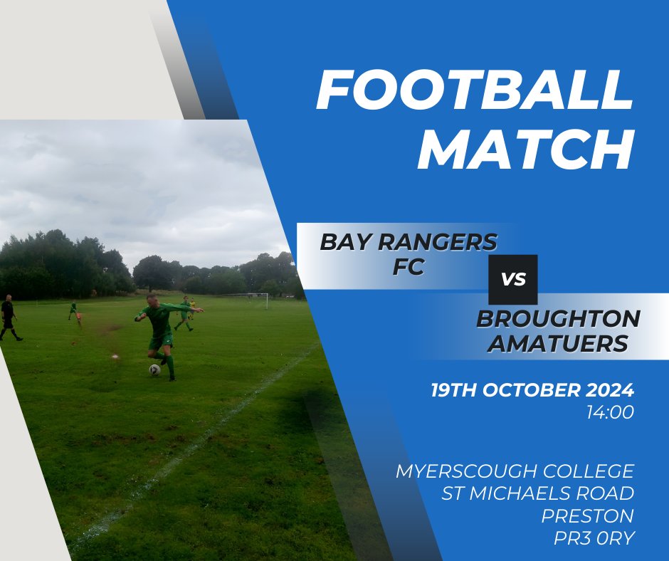 * GAME POSTPONED*
Today's game sees us away to play Broughton Amateurs. we're off to get those points.
Game day vibes: adrenaline high, heart full! Let’s do this! 🏆❤️ #MatchDay #upthebay