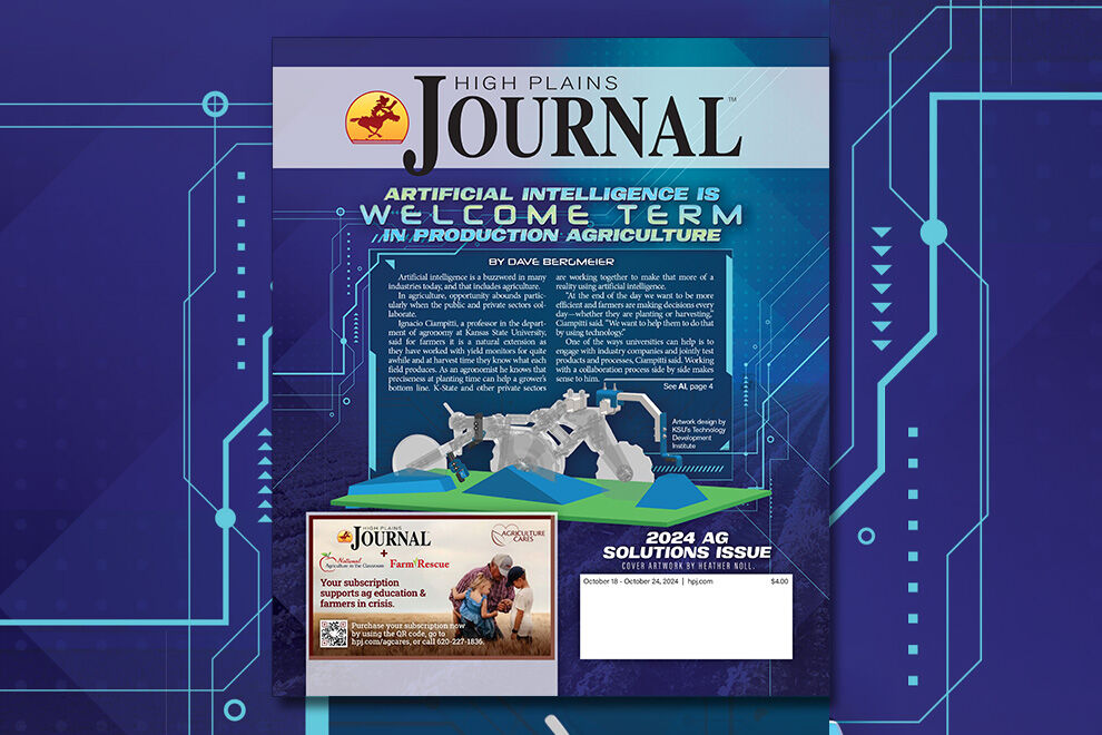 HighPlainsJrnl's tweet image. Artificial intelligence is a buzzword in many industries today and that includes agriculture. Opportunity abounds when the public and private sectors collaborate.
hpj.com/2024/10/18/art…
#HighPlainsJournal #HPJ #agriculture #AI #data #KState #ShieldAgEquipment