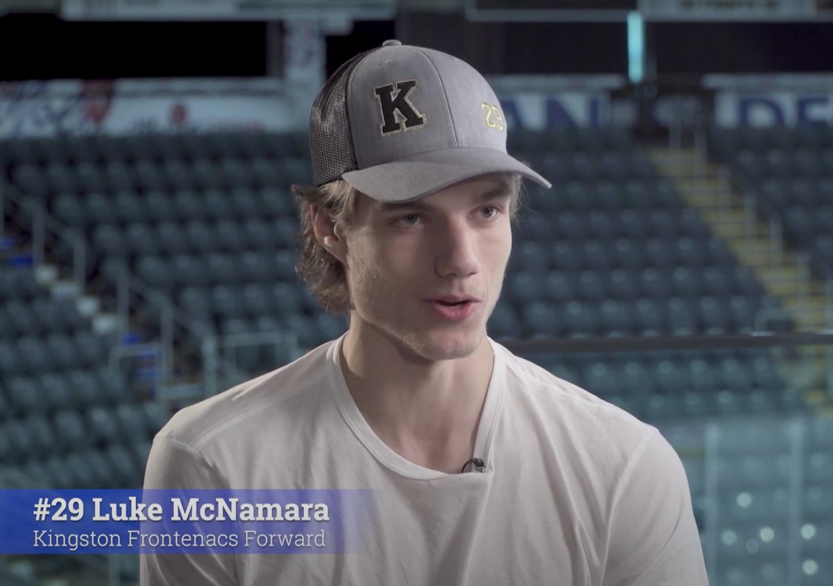 yourtvkingston's tweet photo. Interview with Kingston Frontenacs forward Luke McNamara, Calgary Flames draft pick: https://t.co/WTq6K3aRdc @KingstonFronts #gofrontsgo #kingstonontario #ygk https://t.co/Ybjuwh1XUb