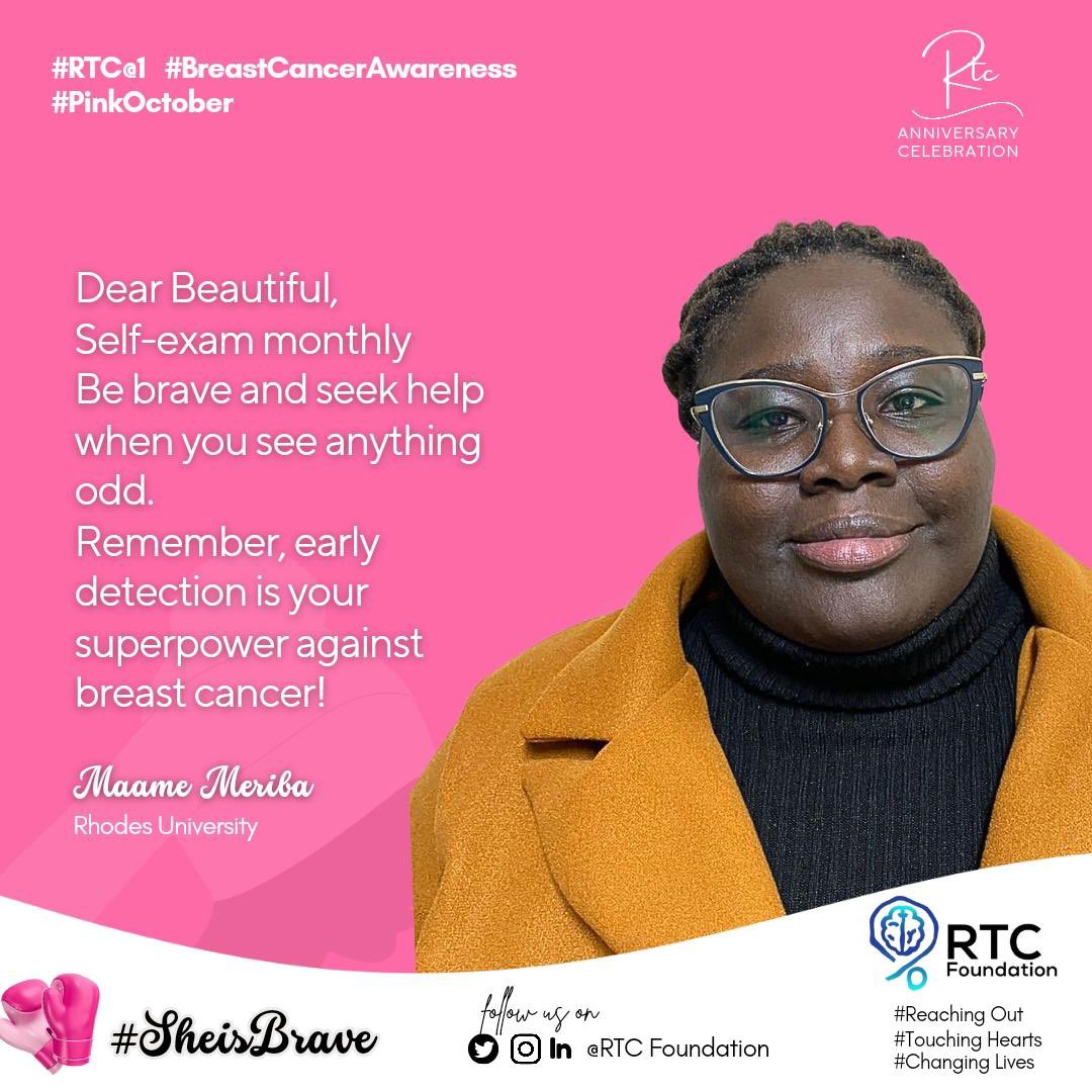 RTCfoundation23's tweet photo. It is recommended to you do Breast Self-Examination once every month.
Yes, make time to feel your breasts every month.
🎀🩷𝗥𝗲𝗺𝗲𝗺𝗯𝗲𝗿, 𝗼𝗻𝗰𝗲 𝘆𝗼𝘂 𝗳𝗲𝗲𝗹 𝘁𝗵𝗲 𝗻𝗼𝗿𝗺𝗮𝗹 𝗲𝗻𝗼𝘂𝗴𝗵, 𝘆𝗼𝘂 𝘄𝗶𝗹𝗹 𝗲𝗮𝘀𝗶𝗹𝘆 𝗱𝗲𝘁𝗲𝗰𝘁 𝘁𝗵𝗲 𝗮𝗯𝗻𝗼𝗿𝗺𝗮𝗹! https://t.co/7T32vPOCe2