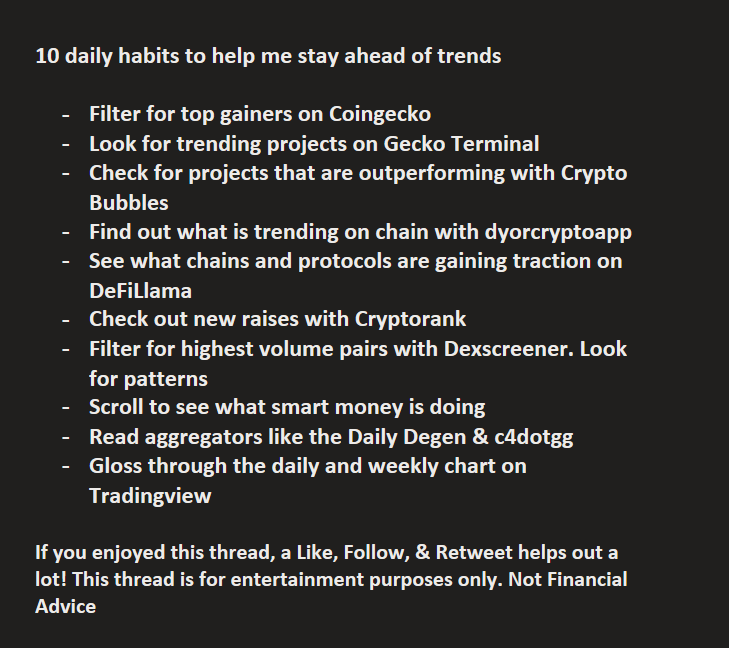 10 daily habits to help me stay ahead of trends