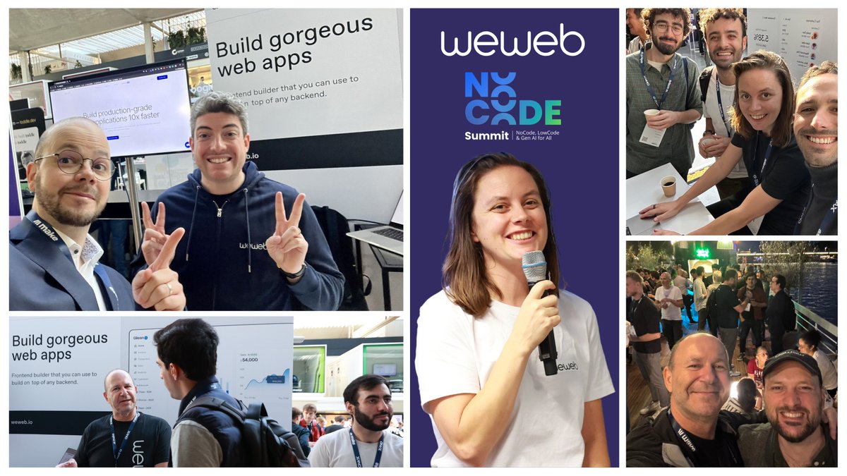 Truly grateful for the amazing energy at the NoCode Summit 🤗 Nothing beats meeting people IRL. Thanks for everything 🫶