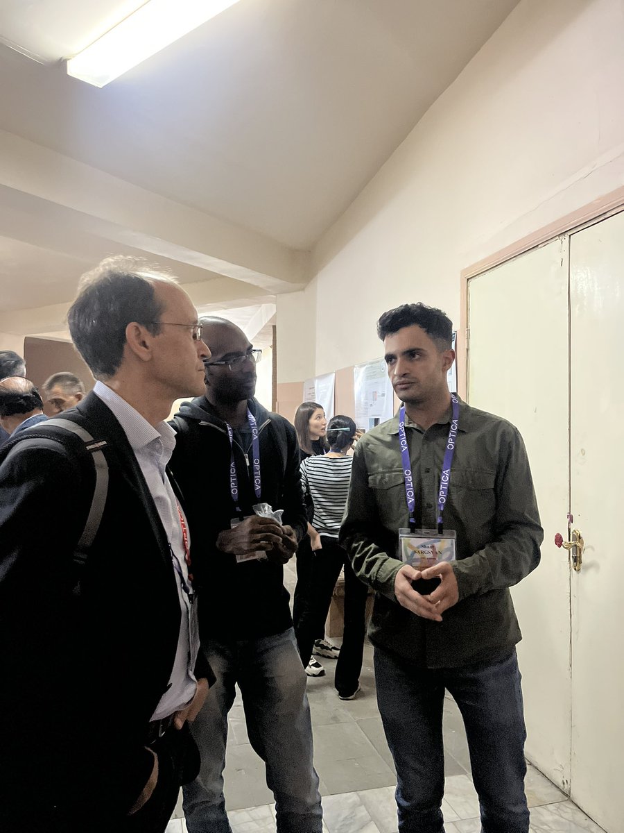 YSO Student Chapter (@chapteryso) on Twitter photo And here is again our beloved International Symposium on Optics and its Applications for the 12th edition (#OPTICS12).
On 15th of October 2024, <a href="/ChapterYso/">YSO Student Chapter</a> ‘s officers participated in a poster session and presented our chapter's activities to the attendees 🌎 And here is again our beloved International Symposium on Optics and its Applications for the 12th edition (#OPTICS12).
On 15th of October 2024, <a href="/ChapterYso/">YSO Student Chapter</a> ‘s officers participated in a poster session and presented our chapter's activities to the attendees 🌎