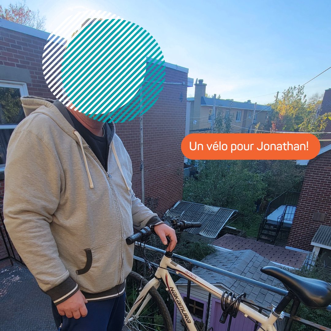 fdependancesmtl's tweet image. Grâce à vos dons, la Fondation offre un vélo à Jonathan, un usager du point de service d’Hochelaga. Ce vélo l'aidera à se déplacer, se remettre en forme et retrouver du plaisir dans son quotidien !

Merci pour vos précieux dons.