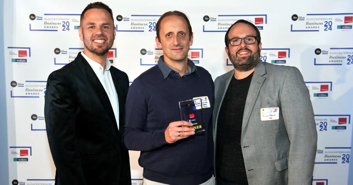 Great night at the <a href="/soglos/">SoGlos - Gloucestershire's leading media brand</a> Business Awards, well done to the Cotswold Energy Group on winning Medium Business of the Year, sponsored by <a href="/16interactive/">The 16i Team</a> 🏆🍾
