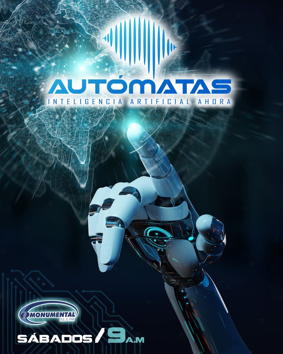 MonumentalCR's tweet photo. Este sábado tenemos un nuevo episodio de #Automatas 

Los esperamos para conversar sobre la Inteligencia Artificial y sus implicaciones en el comercio electrónico. https://t.co/iljrV4NVJb
