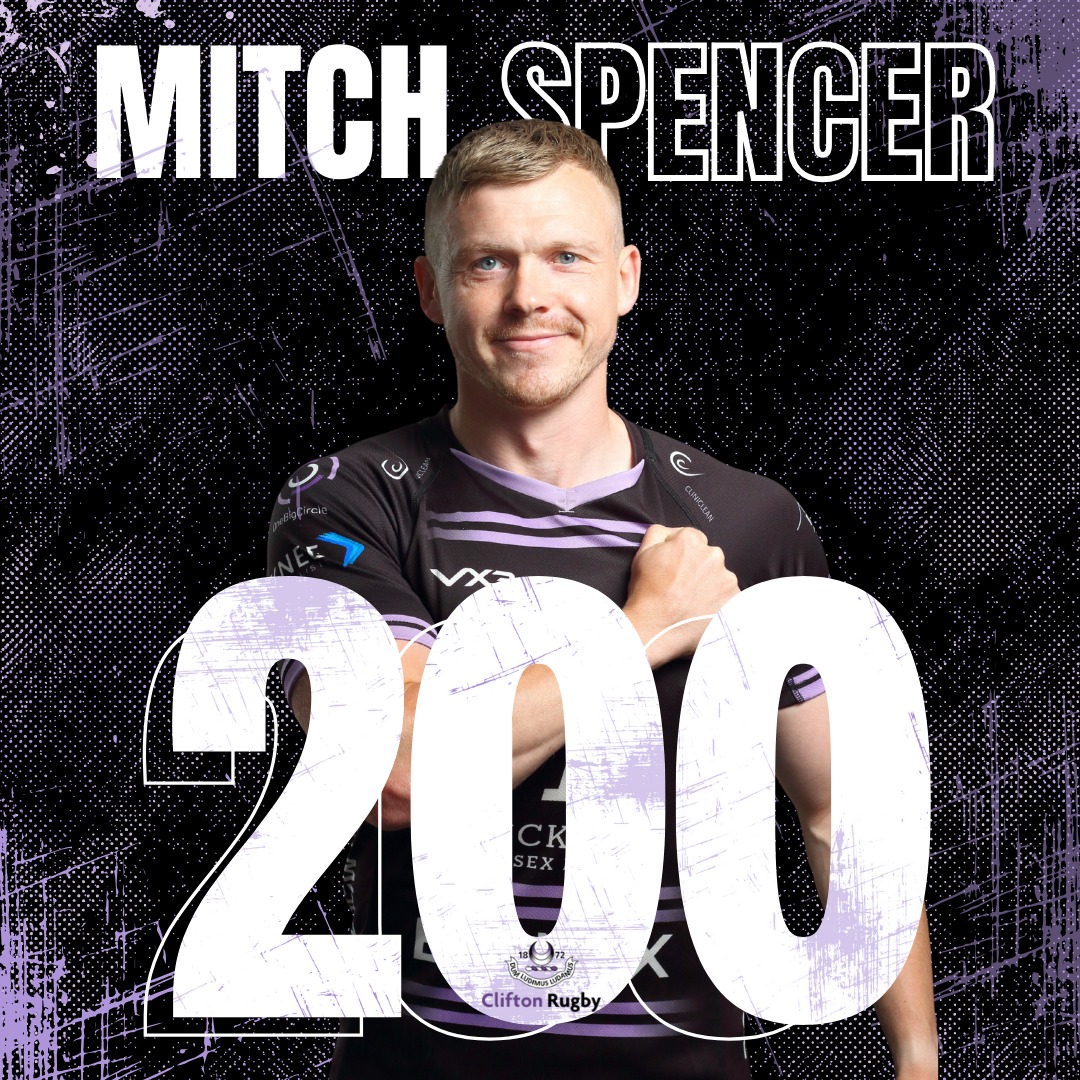 cliftonrugby's tweet photo. Join us at Clifton RFC tomorrow as we celebrate Mitch Spencer's incredible milestone of 200 caps! ๐๐
Over the past 10 years, Mitch has shown unwavering dedication and commitment to the club, making him a true asset both on and off the field.
#CliftonRFC #200Caps #ClubLegend https://t.co/j1jDm1NR7L