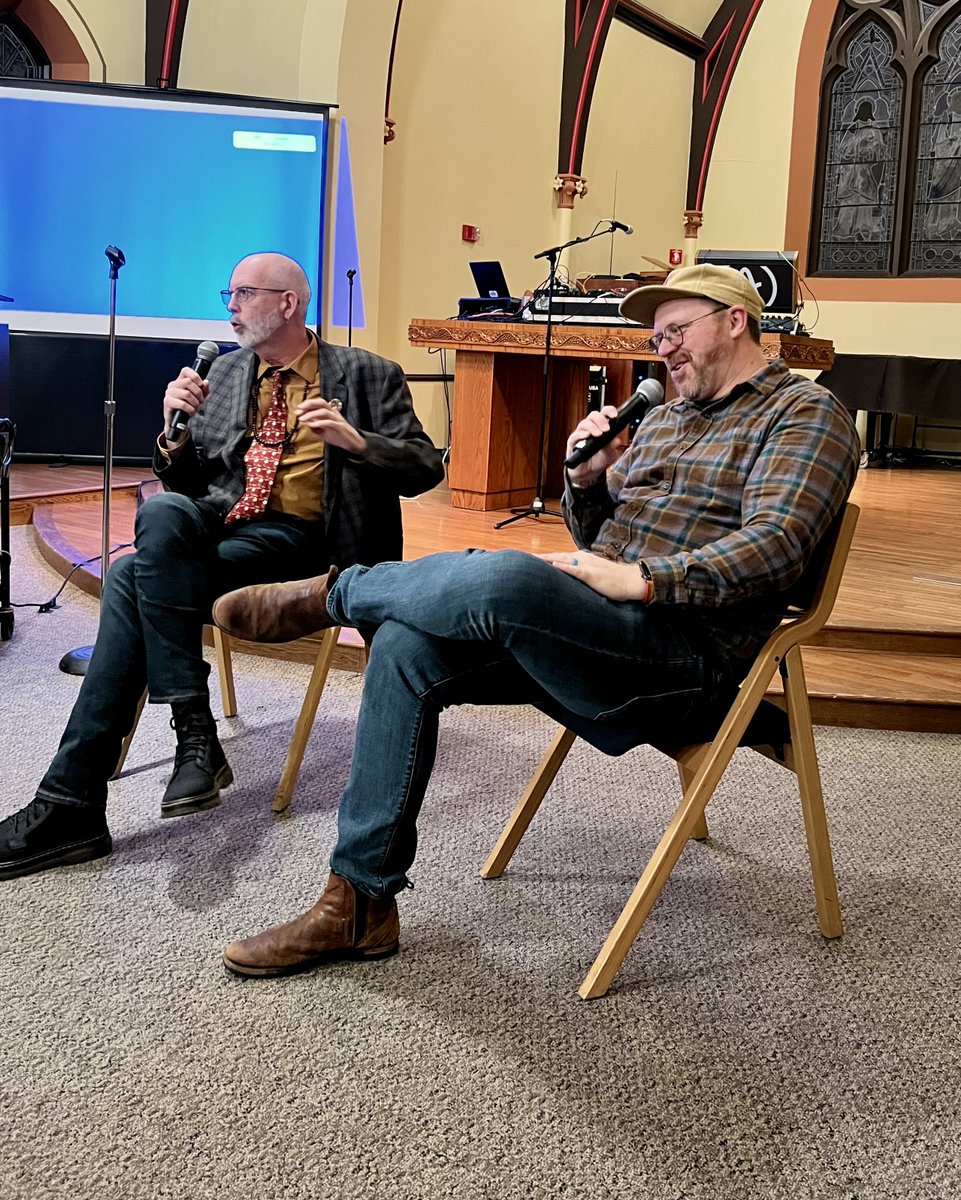 FSUCELTSS's tweet photo. Thank you, Christian Gentry, for performing at the Scholarly and Creative Showcase last night. And thank you to Tim McDonald for moderating the Q&amp;A session! @FraminghamU https://t.co/Md3WyYSJEa