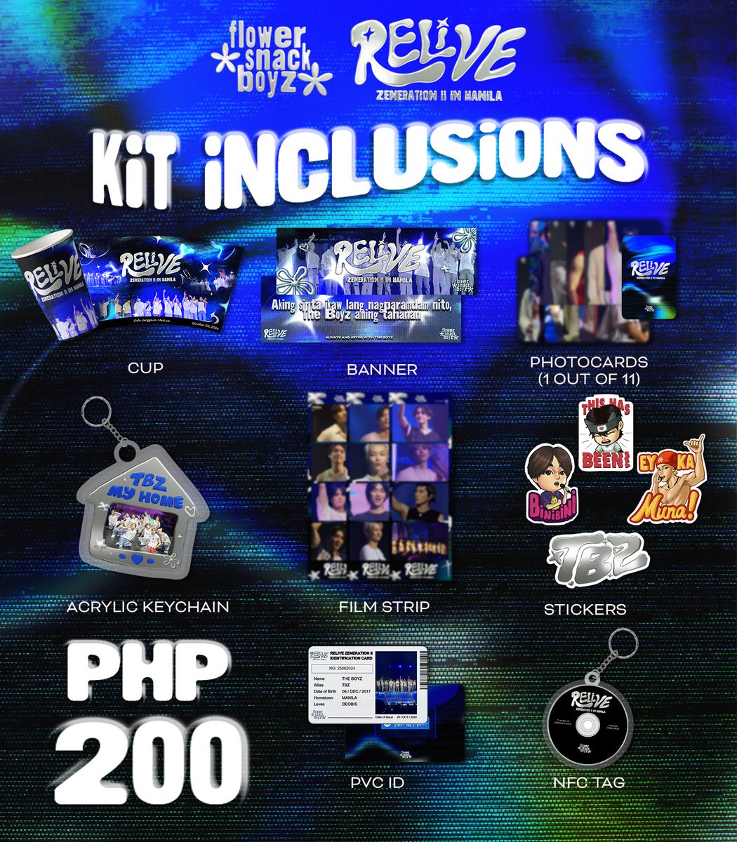 The long wait is finally over!

Take a look at all of the goodies you’ll receive this October 20! Don’t forget to register to be ZENERATION ready! 

Register here: bit ly/fsb-relive

See you, The Bs!

#ReliveZenerationII_MNL
