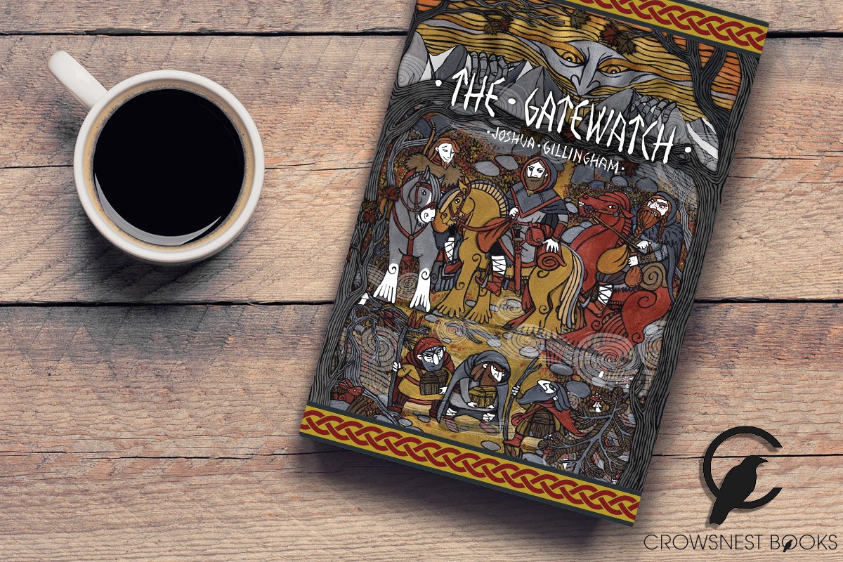 JoshMGillingham's tweet image. Received a lovely bit of fan mail proclaiming that, in their estimation, The Gatewatch is &quot;on par with The Hobbit&quot;, to which I&apos;m both stunned and flattered.

If you&apos;re looking for Tolkien-y vibes in a more Norse setting this fall, settle down with The Gatewatch and a cup of mead!