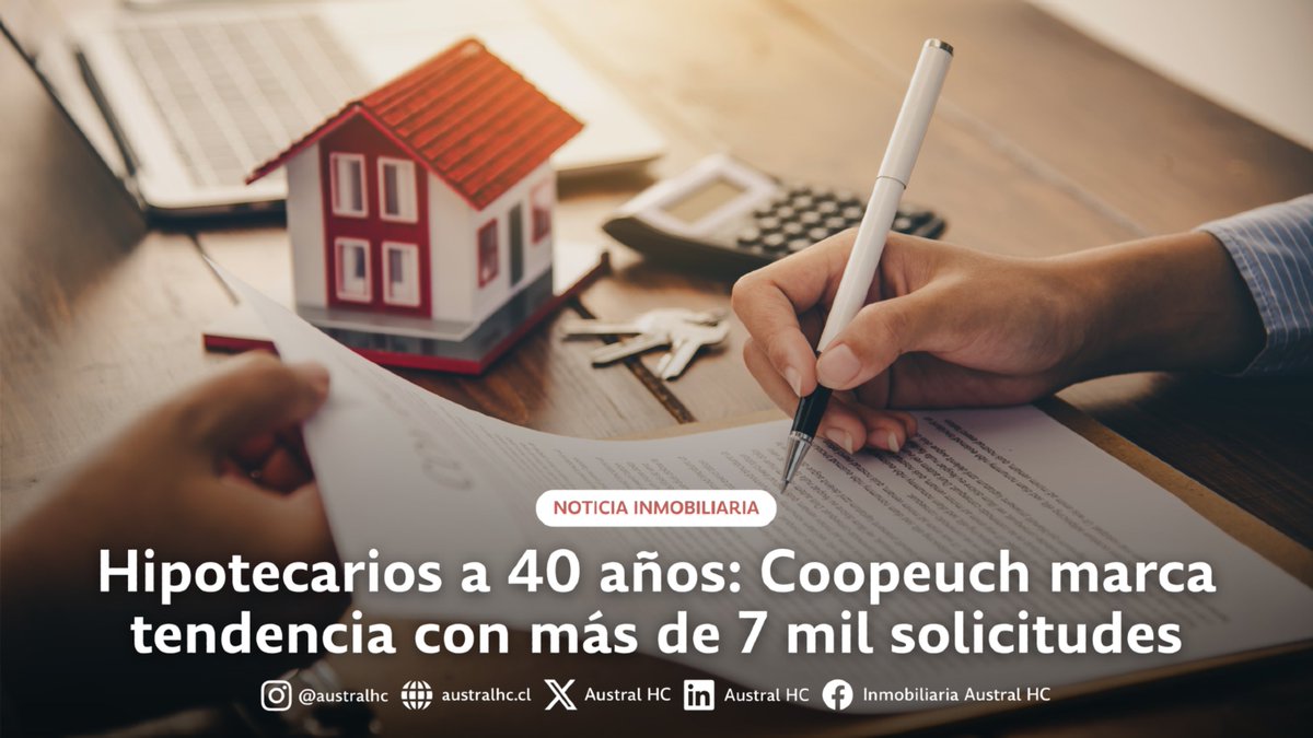 ¡La rompieron!

Crédito hipotecario a 40 años de Coopeuch ya suma más de 7.200 solicitudes y 90 créditos aprobados. ¡Ideal para quienes buscan cuotas más accesibles! Descubre más aquí 👇

australhc.cl/publicaciones-…

#CréditoHipotecario #Finanzas #Vivienda #Economía #Ahorro #18O