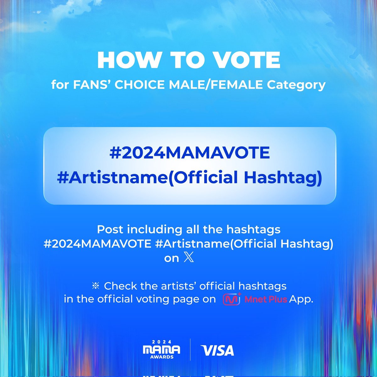 STAYC_CHARTS's tweet photo. D-11 | ‼️ SWITH TO-DO LIST ✅️
□ Vote STAYC for 2024 MAMA FANS' CHOICE FEMALE on Mnet+ app and X (Twitter)
Collect on:
• Duckad
• Star Planet
• Idol Champ
• Mubeat
• Allchart
• Higher
#스테이씨 #swith_voting
#2024MAMAVOTE #STAYC https://t.co/acDqTgF88S