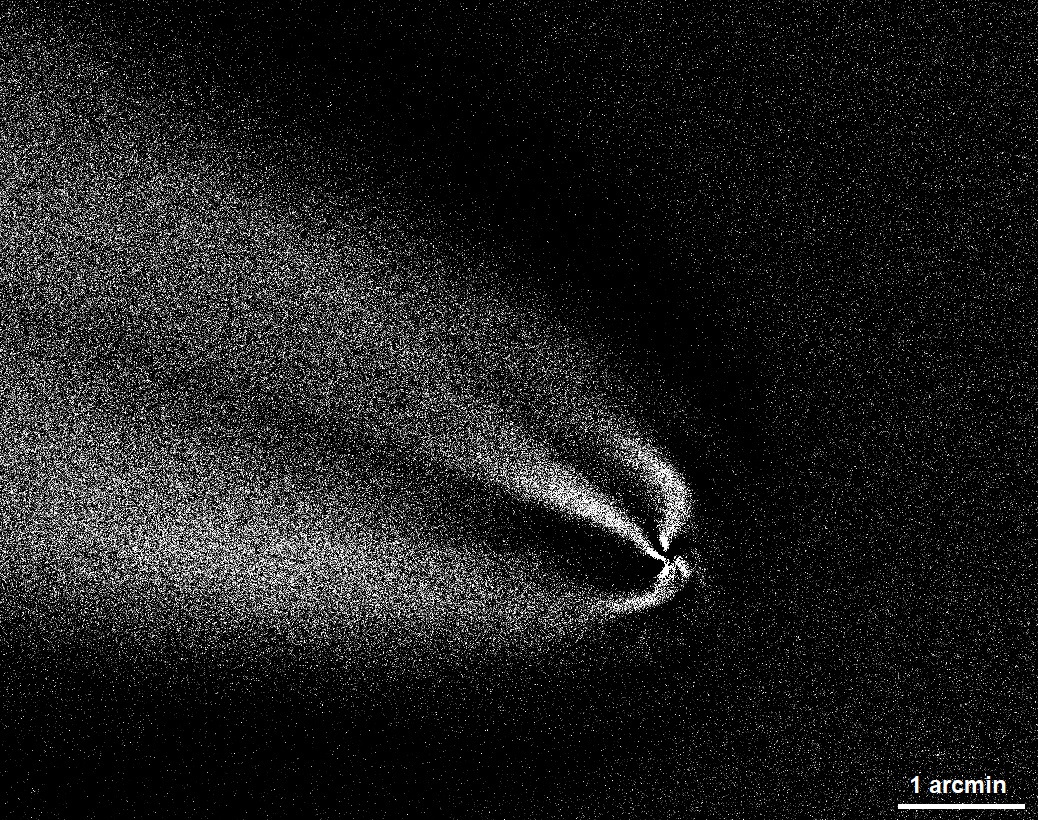 IEEC_space's tweet photo. Capten el #cometa Tsuchinshan-ATLAS des de l’Observatori del #Montsec! ☄️

El Telescopi Joan Oró ha permès obtenir imatges de gran qualitat del cometa, amb detalls del seu embolcall de pols 🔭

Investigadors de l’#IEEC a l’@ice_csic i a l’#OdM han dut a terme aquesta observació.

#SantEstevedelaSarga

👉 https://t.co/bVVgv9JatN