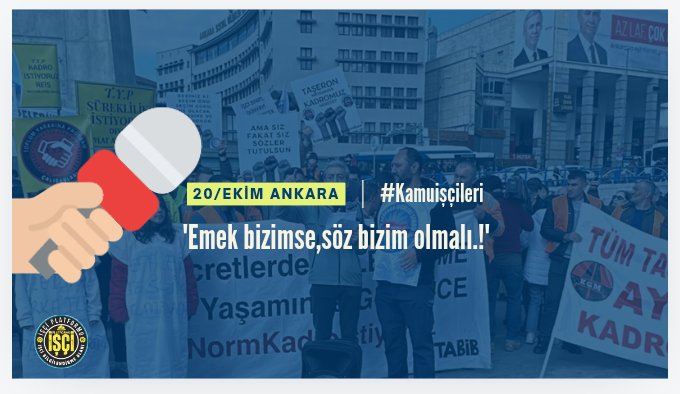 06isciplatformu's tweet photo. #zordayızgeçinemiyoruz

◾Vergide adalet
◾Maaş iyileştirilmesi
◾Tayin-Becaiş hakkı
◾Haftalık Çalışma Süreleri
◾Kıdem-Yıl-Statü Farkı
◾Sendikal Rekabet
◾Meslek Kodu
◾Zorunlu emekliler
◾Kıdem tazminatı
◾Üniversiteli işçiler

20/Ekim'de Ankaradayız.! https://t.co/uEssfkvxxm