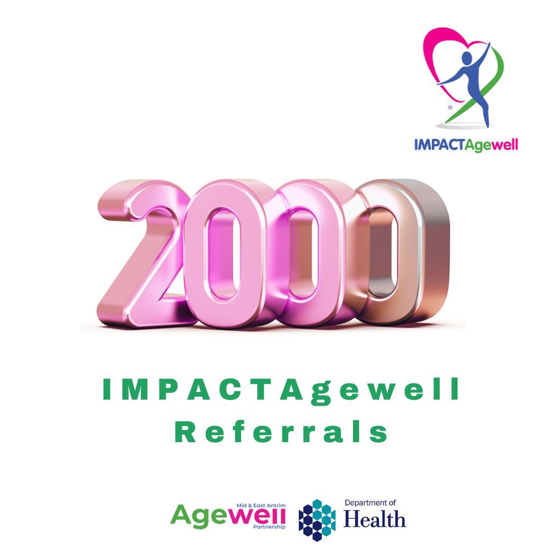IMPACTAgewell's tweet image. 🎉2000 IMPACTAgewell Referrals! 🎉

We are delighted to have reached our KPI of providing tailored, holistic, preventative support to 2000 Older People through this model. With 5 months remaining of our current funding, this is a huge achievement for our team 🌟 cont…