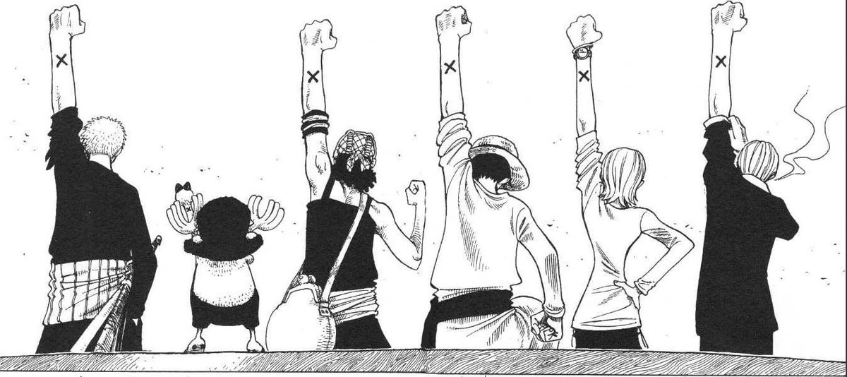 #ONEPIECE1130 

Luffy’s friendship mark with Vivi is still alive and well🥹
