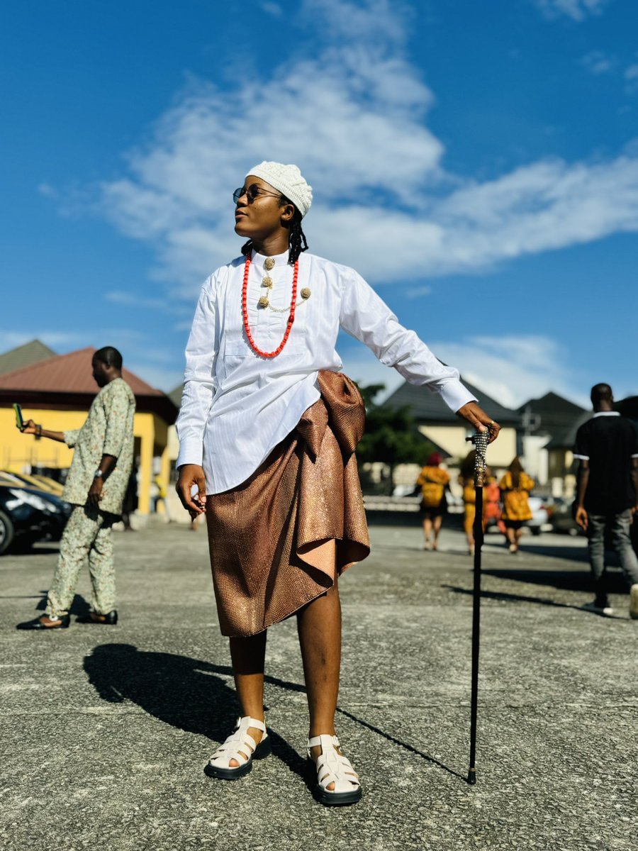EstherUmoh10's tweet photo. Showed up for my friend as his “groomsman”💀 https://t.co/mmJODaiPJp