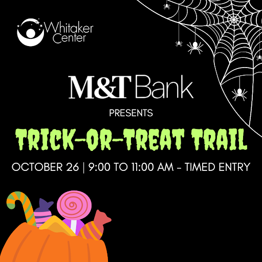 whitakercenter's tweet photo. Enter if you dare... the Whitaker Center Trick or Treat Trail awaits on Saturday, October 26!
Get ready for thrills and plenty of sweets! Witching you a howling good time. Register today!👻🍬
Visit our website for info!
https://t.co/e0hiWdivUt
#TrickorTreatTrail #Spooky #Candy https://t.co/t4lZbCFEqk