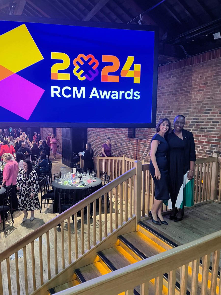 Lovely to meet up with <a href="/khazaezadeh/">Nina Khazaezadeh</a> at the #rcmawards.