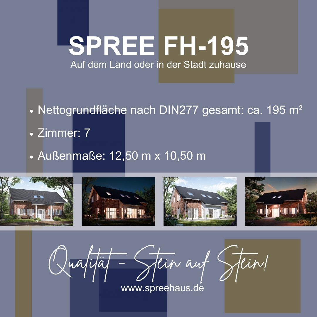 spreehaus's tweet photo. SPREE FH-195 👈
Auf dem Land oder in der Stadt zuhause 🏡
Ein 1,5 geschossiges Haus.
➡️ Nettogrundfläche nach DIN277 gesamt: ca. 195m²
➡️ Zimmer: 7
➡️ Außenmaße: 12,50 m x 10,50 m
https://t.co/HaNqLco0iI
 
#SpreeHaus #QualitätSteinAufStein #Stadthaus #Neubau #Spezialbau #Berlin https://t.co/PBGPfQmP70