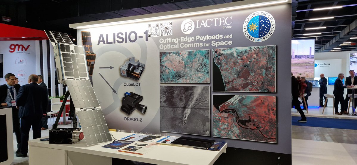 IAC_Astrofisica's tweet photo. 👉 Esta semana IACTEC Espacio ha participado en la 75 edición del International Astronautical Congress #IAC24 que se celebró en Milán (Italia) de la mano de @ICEX_
🚀Presentó los resultados y las imágenes obtenidas en 🛰 #Alisio1
#NewSpace #Smallsatellites #IACastrofísica https://t.co/EWMv73lDxp