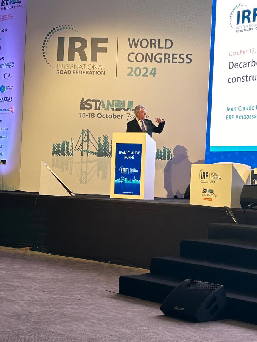Jean-Claude Roffé (@jcroffe) on Twitter photo Proud to be at #IRFWorldCongress24 to present for <a href="/RoutesdeFrance1/">Routes de France</a> <a href="/ERF/">Erf</a> - European Union Road Federation & <a href="/PIARC_Roads/">WorldRoadAssociation</a> the challenge of international survey on road decarbonization that TC4.5 WG2 has launched as well as the decarbonization road map developed by Routes de France Proud to be at #IRFWorldCongress24 to present for <a href="/RoutesdeFrance1/">Routes de France</a> <a href="/ERF/">Erf</a> - European Union Road Federation & <a href="/PIARC_Roads/">WorldRoadAssociation</a> the challenge of international survey on road decarbonization that TC4.5 WG2 has launched as well as the decarbonization road map developed by Routes de France
