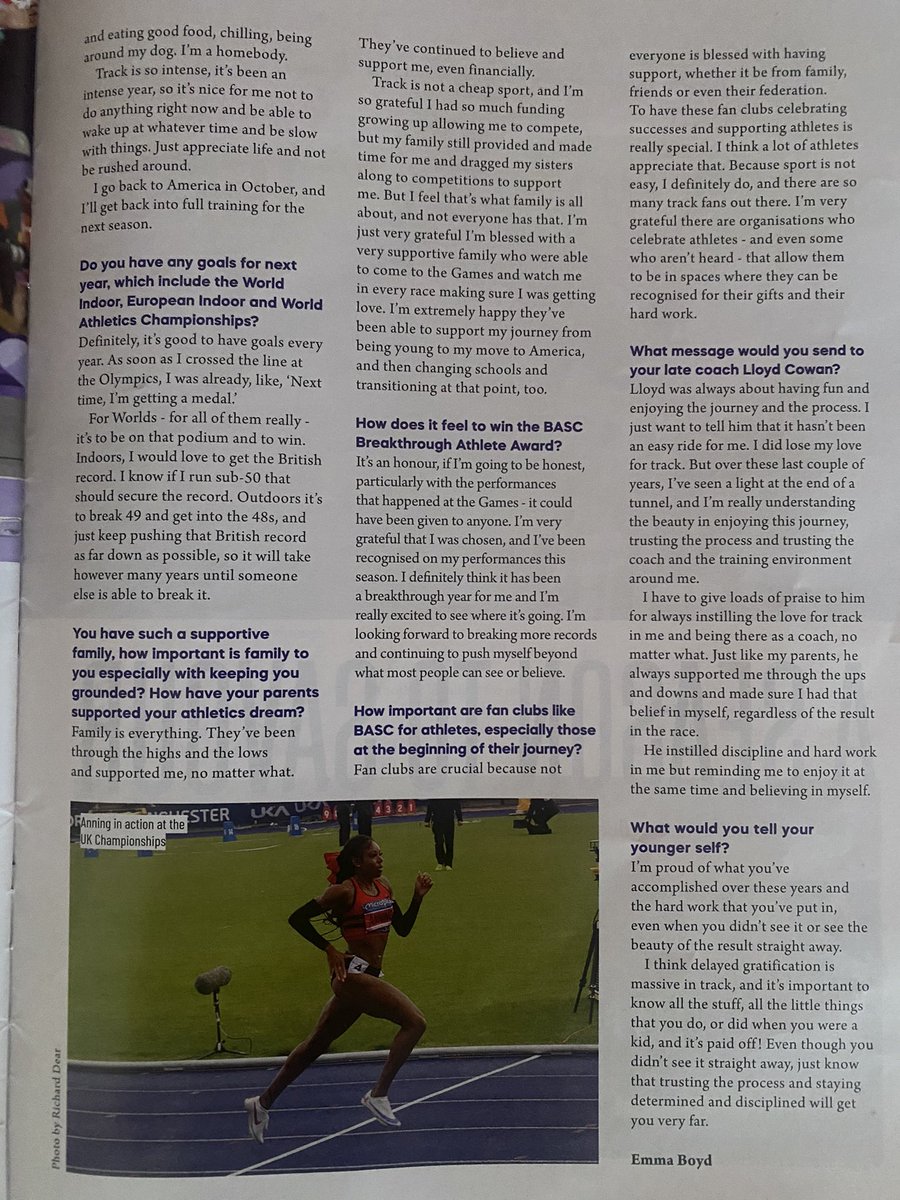 melanatural's tweet photo. Lovely interview with @amberanning by @EmzJB in this month’s @BASCSupporters magazine. Thanks Emma for pinning us down in St Lucia ⛱️ https://t.co/oGPJA7BAJx