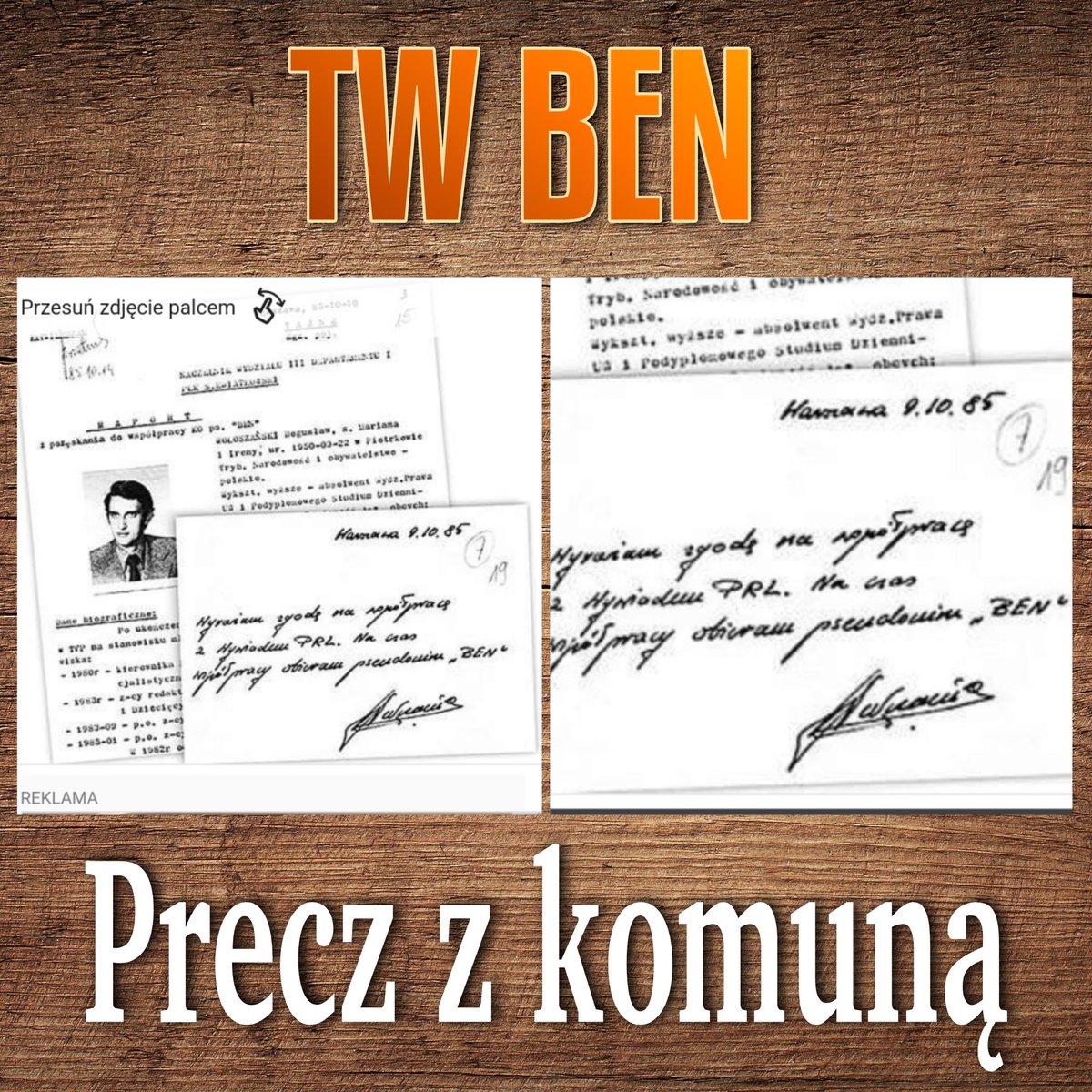 Piotr57663004's tweet photo. @Woloszanski2023 #TWBen https://t.co/7gpjULnoa6