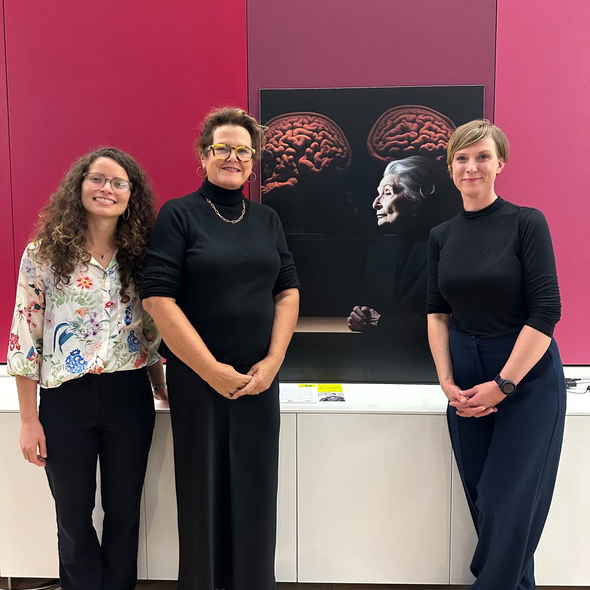 MPI for Brain Research (@mpibrain) on Twitter photo Last week, Gesine Born (Bilderinstitut) visited the <a href="/MpiBrain/">MPI for Brain Research</a> and presented her recent project "Missing Pictures". Using AI, Born creates realistic portraits of underrepresented female scientists like Rosalind Franklin and Lise Meitner.
We are delighted to now house the Last week, Gesine Born (Bilderinstitut) visited the <a href="/MpiBrain/">MPI for Brain Research</a> and presented her recent project "Missing Pictures". Using AI, Born creates realistic portraits of underrepresented female scientists like Rosalind Franklin and Lise Meitner.
We are delighted to now house the