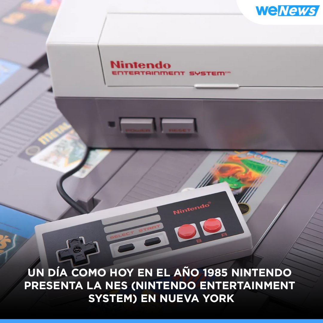 weplaystore_cl's tweet photo. [#WENEWS] Hace 39 años que que nos acompaña #NintendoEntertainmentSystem 😎 ¿Cuánt@s #Weplayers jugaron con esta consola? 📷 Disfruten las #OfertasFlash de esta semana en web https://t.co/uwmJbVaQHE y tiendas físicas #WeplayStore https://t.co/fS2KmfoliO