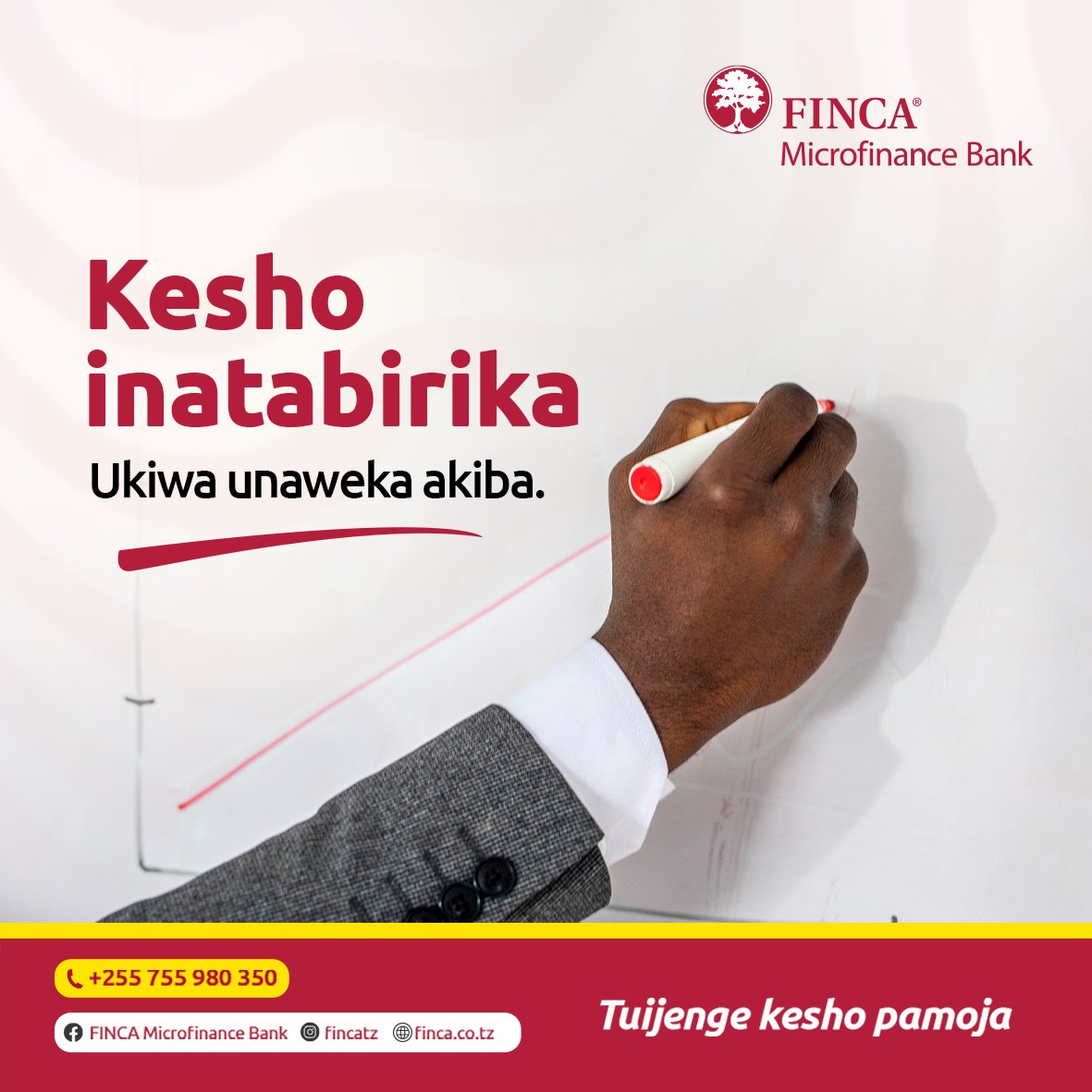Wanasema kesho hairabiriki, si ndio?

Ila sisi tunajua kesho yako itakuwaje kama utaamua kuweka akiba leo. 

#fikanafinca  #fincatanzania