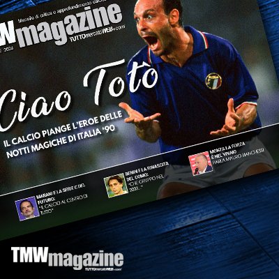 TuttoMercatoWeb's tweet photo. È online il nuovo TMWMagazine: Speciale in ricordo di Schillaci. Interviste a Marani, Bianchessi, Benin, Moro e tanto altro #TMWMagazine https://t.co/KryHgrBgTE https://t.co/1iUbmphPDq