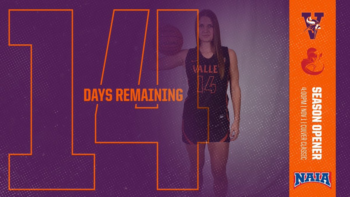 mvc_wbb's tweet photo. Countdown until game day!! 2 weeks out for our season opener at the Culver Classic in Canton MO

#valleywillroll #naiawbb #mvc https://t.co/CRAcVRIf6D