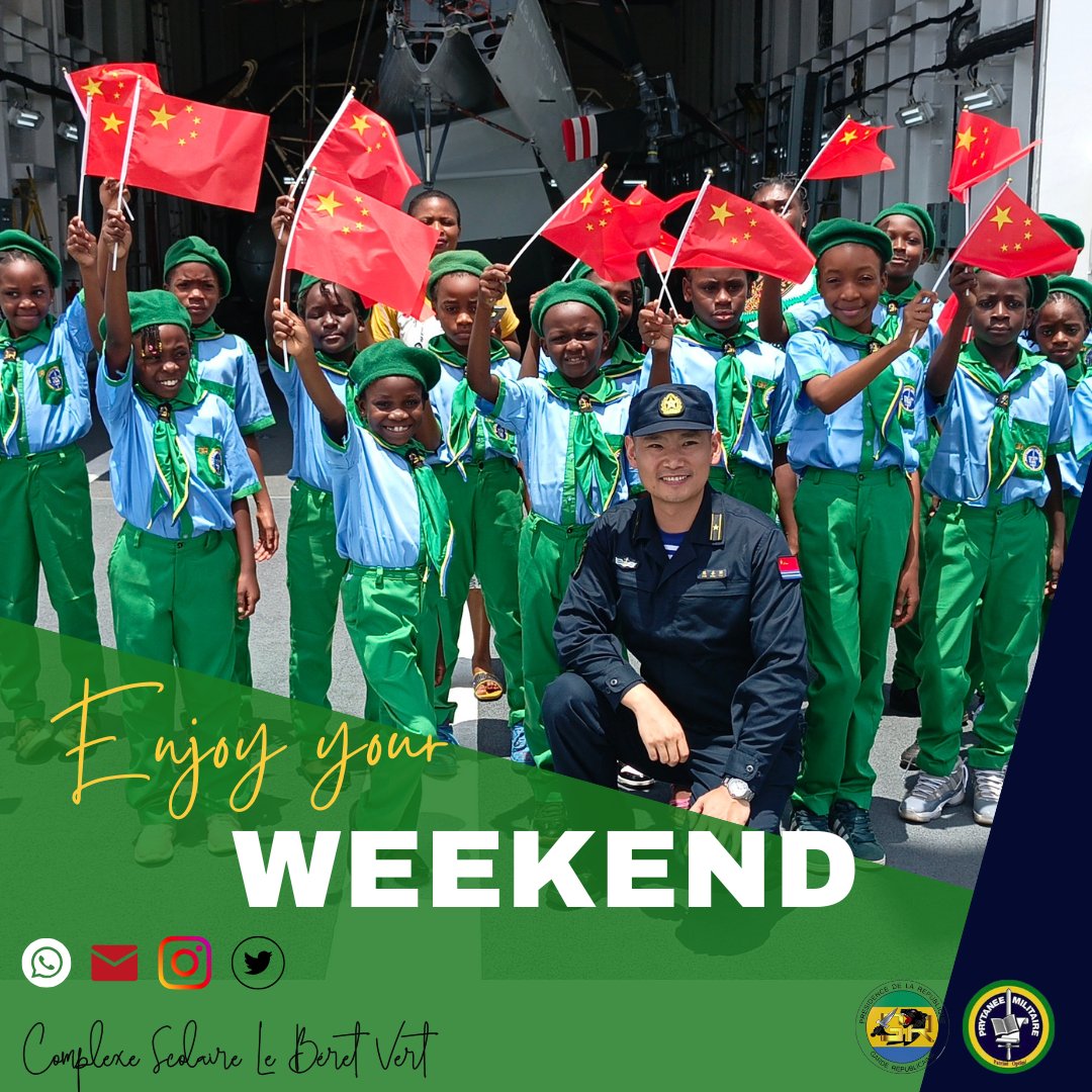 csberetvert's tweet photo. COMPLEXE SCOLAIRE LE BERET VERT
@csberetvert
Excellent  début de weekend ! 🤗 https://t.co/a5CrZZmoBA…… https://t.co/b2EiX2Im5d https://t.co/mpKgccl8uk #beretvert #complexescolaire #gabon #prytanée #militaire #garderepublicaine #bondebutdeweekend https://t.co/z31C7UUajJ