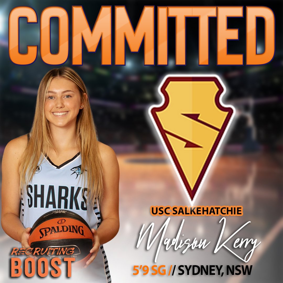 2025 5’9 SG Madison Kerry has COMMITTED to D1JC USC Salk! 

Congratulations! 🎉🎈🎊 

#RecruitingBoost