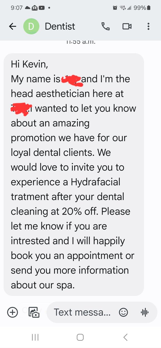 kevodonnell69's tweet photo. I may have chosen a bit too poncy a dental practice.. https://t.co/w6VbG2lwgW