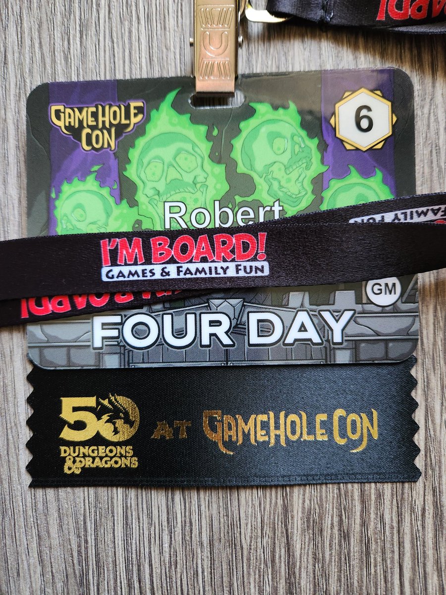 Sixth time at Gamehole Con.