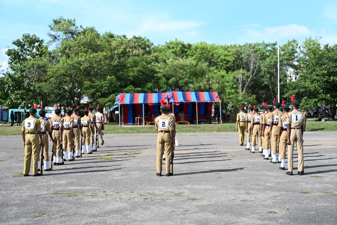 NccDteAPandT's tweet photo. Cadets of AP&amp;T Dte performing DST for upcoming RDC 2025!
#RDC2025 #AP&amp;Tdte https://t.co/yj9zmDGkDe