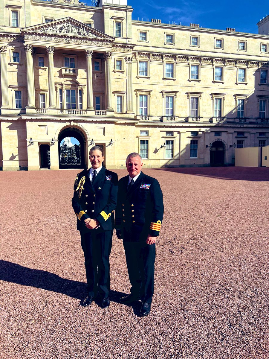 Surg Capt Steve Bree is nearing the end of a 40yr distinguished military career, throughout which he has remained focused on delivering operational medical care to the RN, RM and wider Defence. A huge pleasure to spend today with him on Royal Duties before he hangs up his uniform