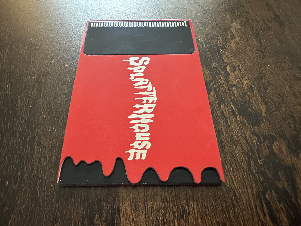 Something bloody is happening this Halloween.. these are one of a kind Hucards built by me. I am selling a very limited run starting this Monday October 21st in the shop.

#hucard #turbografx16 #pcengine #pce #splatterhouse #retrogaming