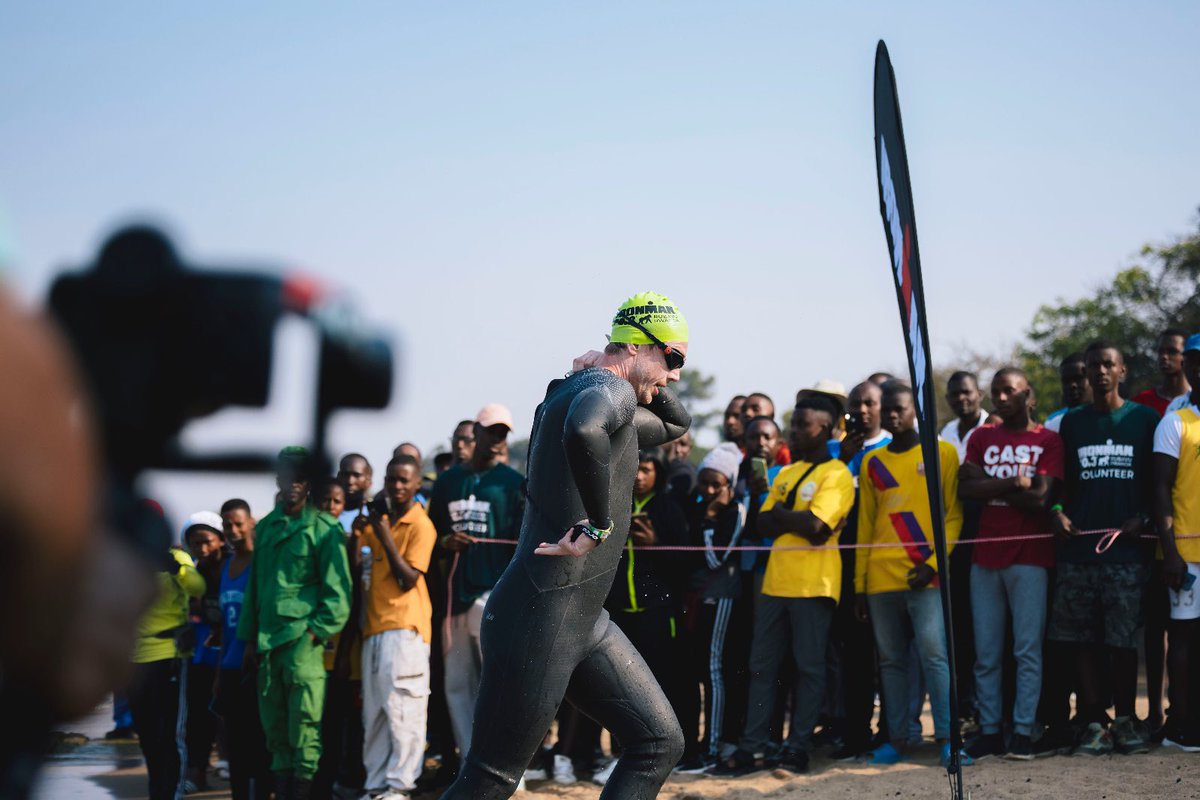 Powering through the next transition to take on the bike course! Caught in the moment📸 🏊‍♂️🏃‍♂️

#ironmanrwanda