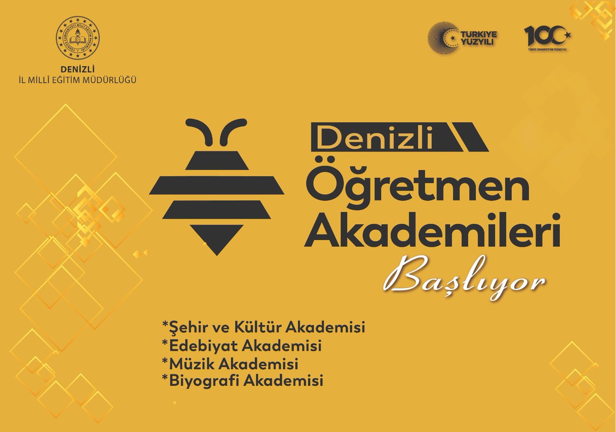denizlimem's tweet photo. 📢Denizli Öğretmen Akademileri Başvuruları Başladı

Bakanlığımızca hayata geçirilen Öğretmen Akademileri projesi şehrimizin tarihi dokusunu, kültürel zenginliğini ve manevi değerlerini keşfetmek isteyen öğretmenlerimiz için ilimizde de başlıyor.

Başvurular:
🔗https://t.co/MmWYtGda3j

Başvuru tarihleri:
📅18-23 Ekim 2024

@tcmeb 
@Yusuf__Tekin 
@emre_caliskan 
#DenizliÖğretmenAkademileri