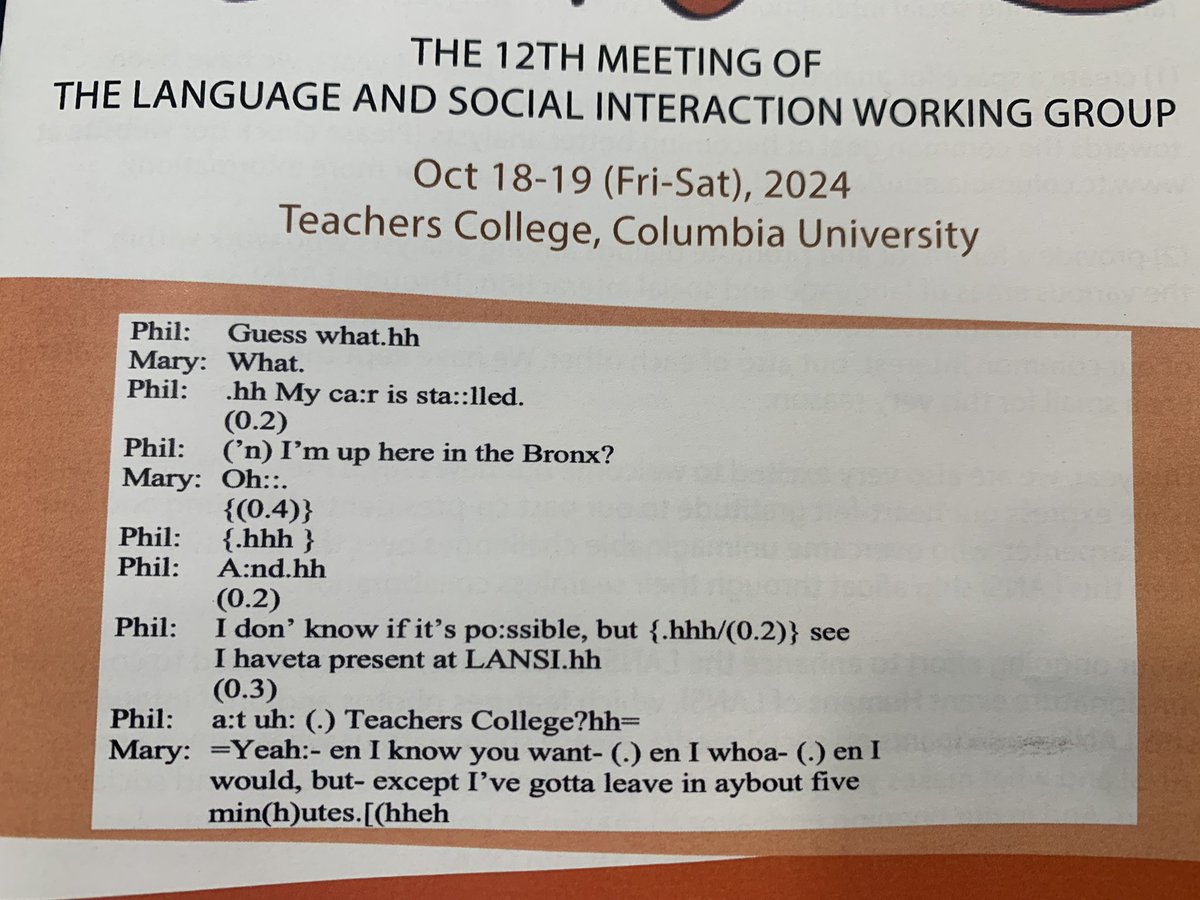 “My car is stalled” joke from #lansi2024 #emca #ca