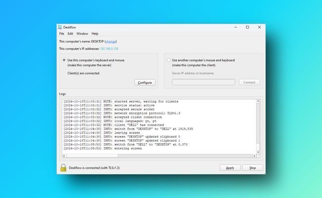 softdownloadbr's tweet photo. Controle vários PCs usando apenas um mouse e teclado #compartilhamento #computadores #controle #linux #macos #mouse #notebooks #redelocal #teclado #windows #windows10 #windows11 https://t.co/h2LVJqCJFI https://t.co/SiJm3dCY2U