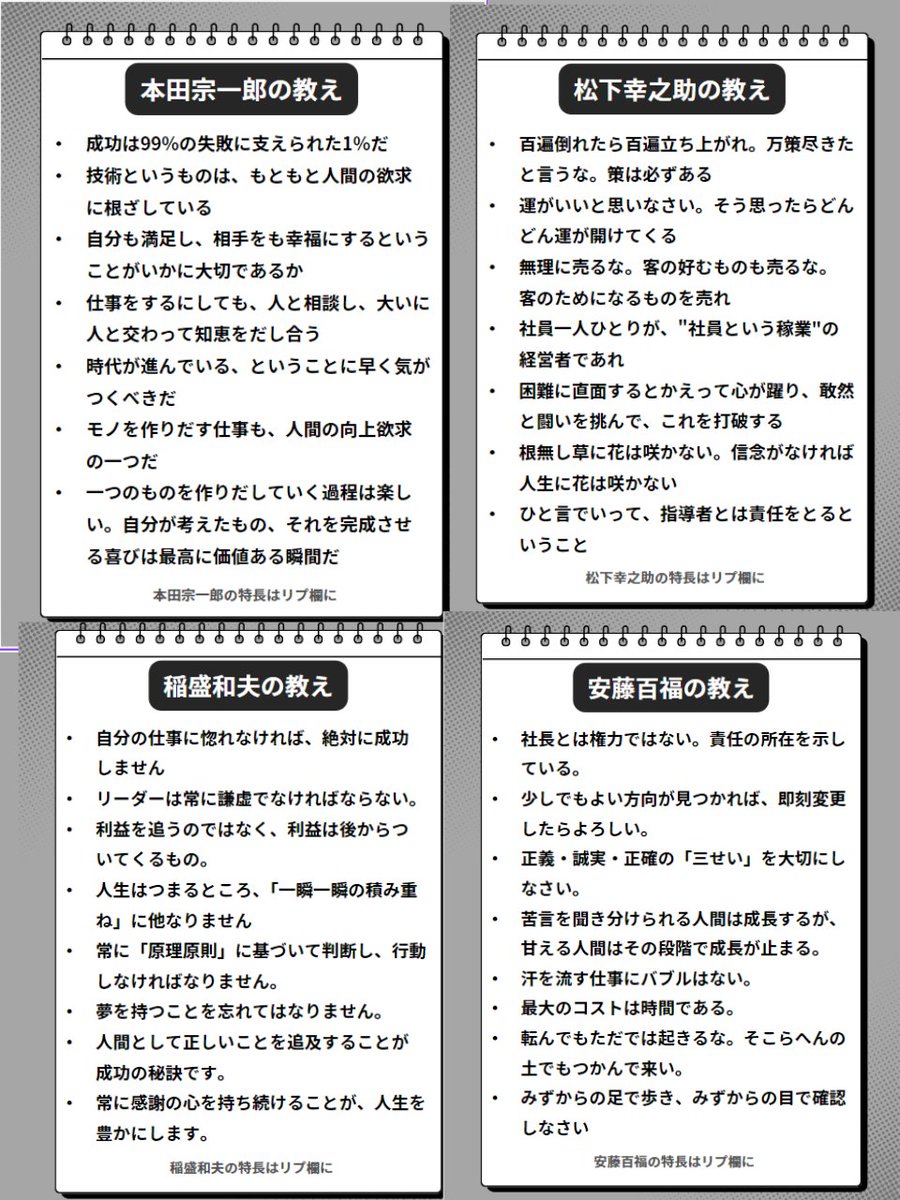 doragon10822's tweet photo. 成功者からの学びは深い https://t.co/Rc6L4BKTCA