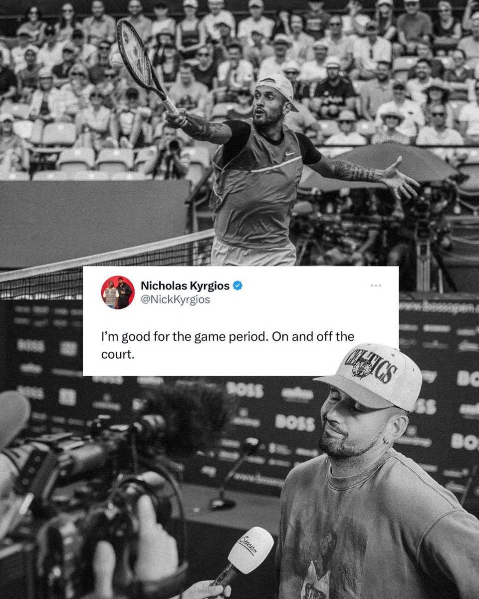 We definitely prefer you ON the court… See you in June @‌NickKyrgios!

#BOSSOPEN #welcome #atptour #atp #tennis #stuttgart #kyrgios