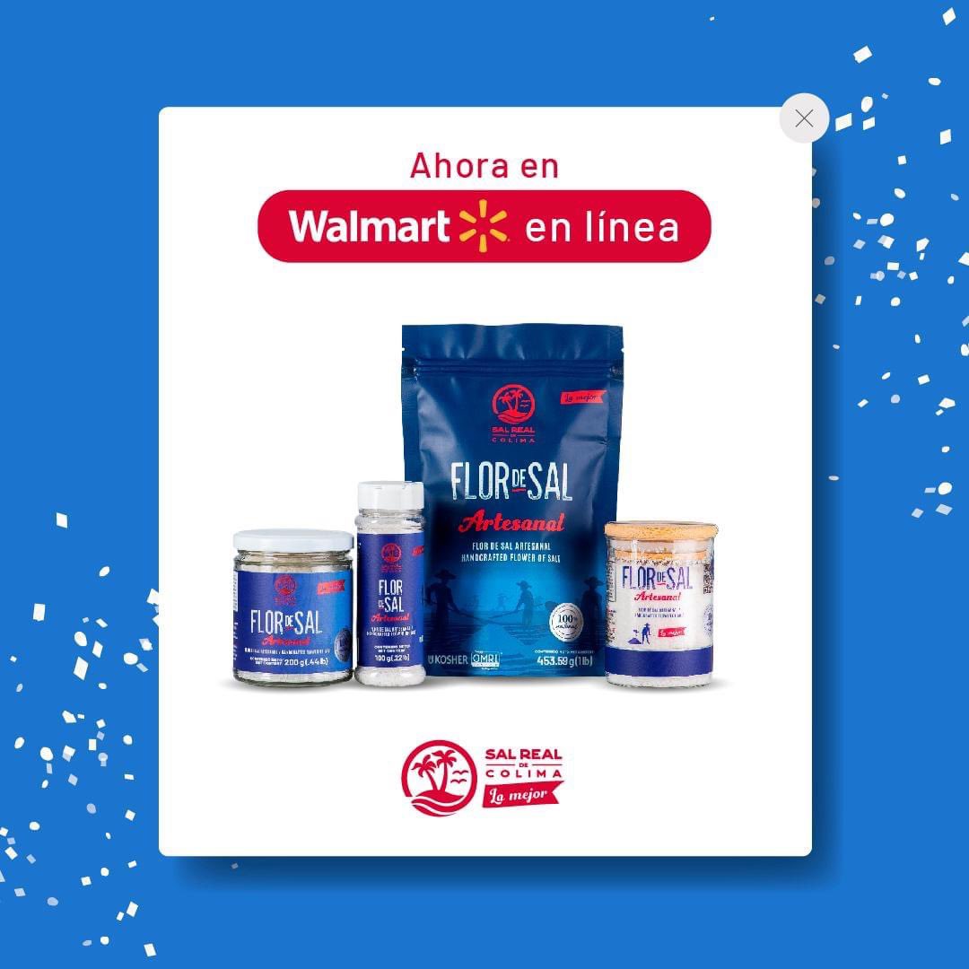 AdColima's tweet image. ¡Ahora #SalRealDeColima está disponible en Walmart Online!🛒🛍️.  No te quedes sin probar su auténtico sabor que transforma tus platillos. ¡Haz tu pedido hoy y eleva tu cocina al siguiente nivel! 🌊✨ #SalDeMar #WalmartOnline #CocinaGourmet #SaborIrresistible
