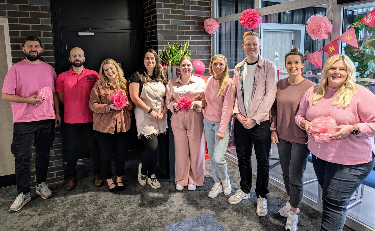 Grippleltd's tweet photo. Head-to-toe pink outfits, pink-themed bake sales &amp; competitions - we've had fun today raising awareness &amp; supporting a great cause. 

£232 raised so far for @BreastCancerNow, the UK’s largest breast cancer charity!

#WearItPinkDay #Gripple #BreastCancerAwareness #GrippleSpirit https://t.co/WYJhZVKwUl