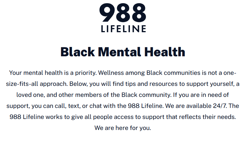 You're never alone. If you are in need of support, you can call, text, or chat with the 988 Lifeline. No judgment, just help.

Dial  988
Text 988
Chat chat.988lifeline.org

More: 988lifeline.org/help-yourself/…