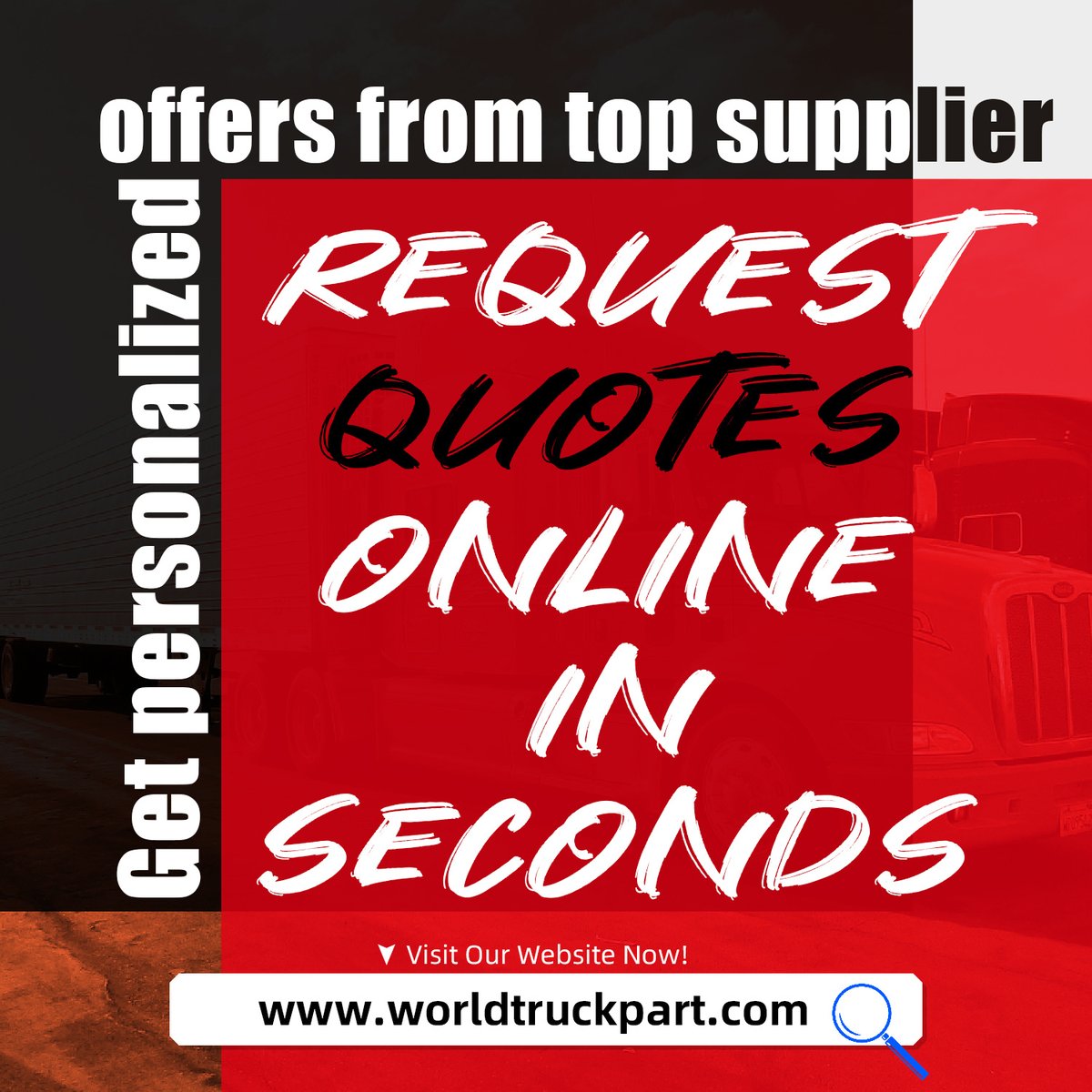 worldtruckpart1's tweet image. 🚀 Exciting News! We've just rolled out a brand-new feature, and it's a game-changer! Now you can request quotes online in just seconds. Get instant responses and make informed decisions faster than ever before. 
hubs.la/Q02TWJC70
#FastQuotes #Innovation #GetItNow